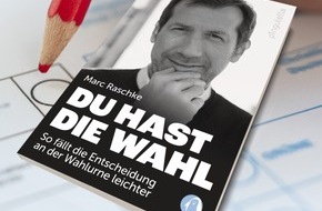 Agentur Blaulicht: Gegen den Rechtsruck: Newcomer-Buch "Du hast die Wahl" schon vor Veröffentlichung auf Bestseller-Listen