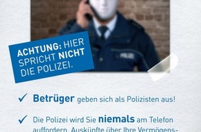 Polizei Bochum: POL-BO: Bochum / Dringende Warnung! - Anrufe von "Falschen Polizisten" überfluten Bochum