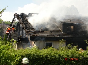 POL-WL: Brand eines Einfamilienhauses