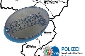 Polizei Mettmann: POL-ME: Transporter aufgebrochen - Langenfeld - 1808096