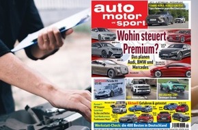 Motor Presse Stuttgart, AUTO MOTOR UND SPORT: TOP Werkstatt 2025: rund 38.000 Betriebe unter der Lupe / auto motor und sport listet die besten Kfz-Werkstätten in Deutschland