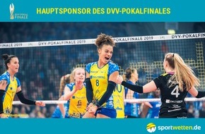 sportwetten.de: sportwetten.de wird Hauptsponsor des DVV-Pokalfinales