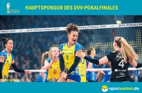 sportwetten.de: sportwetten.de wird Hauptsponsor des DVV-Pokalfinales