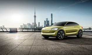 SKODA präsentiert Konzeptstudie VISION E auf der Auto Shanghai 2017 (FOTO)