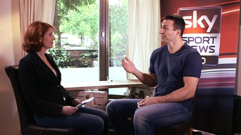 Sky Deutschland: Wladimir Klitschko exklusiv bei Monica Lierhaus: "Wenn Wilder seinen Titel verteidigt, Vereinigungskampf definitiv im nächsten Jahr." / Am Donnerstag ab 7.00 Uhr auf Sky Sport News HD