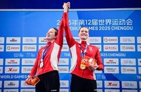 DLRG - Deutsche Lebens-Rettungs-Gesellschaft: World Games 2025: DLRG Rettungssportler im Medaillenregen