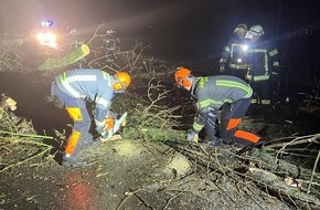 Freiwillige Feuerwehr Werne: FW-WRN: Orkantief "Zoltan" sorgt für mehrere Einsätze der Freiwilligen Feuerwehr Werne