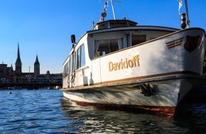 Oettinger Davidoff AG: Davidoff-Schiff: Die Genussoase kehrt nach der Winterpause auf den Zürichsee zurück (BILD)