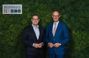 Schwarz Corporate Affairs GmbH & Co. KG: Bundeskanzler Friedrich Merz zu Gast beim Schwarz Ecosystem Summit