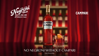 Campari: Negroni Week kehrt zurück - Eine Hommage an die zeitlose Verbindung zwischen Campari und dem ikonischen Cocktail