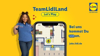 Lidl: Spielerisch Filialberufe mit "TeamLidlLand" kennenlernen / Lidl geht mit Recruiting-Game am 15. September für "Schüler", "Studenten/Absolventen" sowie "Berufseinsteiger & Erfahrene" an den Start