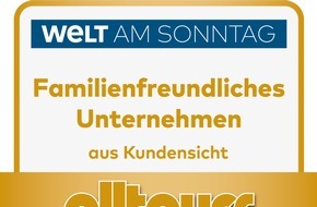 alltours flugreisen gmbh: Günstig für die Großen - umsonst für die Kleinen / alltours bietet Familien den "Hotel-Nulltarif" für Kinder