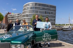 AIDA Cruises: AIDA Pressemeldung: AIDA Cruises überreicht Spende an die Nurse Club Stiftung für besonderes Engagement