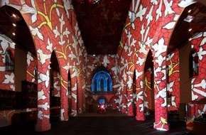 Museum Aargau: Paradiesisches Lichtspiel im Kloster Königsfelden / 16./17. April Lichtprojektionen von Gerry Hofstetter