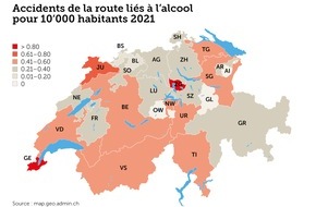 Touring Club Schweiz/Suisse/Svizzero - TCS: Les accidents dus à l'alcool sont en augmentation