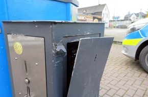 Kreispolizeibehörde Olpe: POL-OE: Staubsaugerautomat auf Tankstelle aufgebrochen