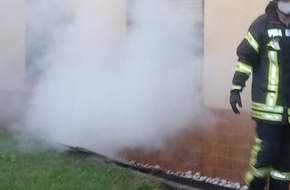 Feuerwehr Lennestadt: FW-OE: Feuer in Schreinerei löscht sich fast von selbst