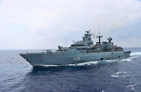 Presse- und Informationszentrum Marine: Fregatte "Brandenburg" kehrt nach UNIFIL-Einsatz zurück nach Wilhelmshaven