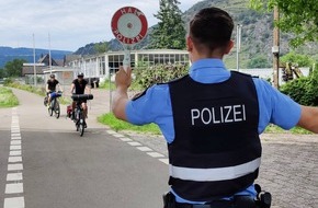Polizeidirektion Koblenz: POL-PDKO: Fahrradkontrollen an der B 9 bei St. Goar-Fellen