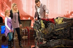 SAT.1: Was ist in der Schatztruhe? "Die große Disney Quizshow" mit Jeanette Biedermann, Felix Magath und Markus M. Profitlich am 3. Dezember in SAT.1 - moderiert von Kai Pflaume (mit Bild)