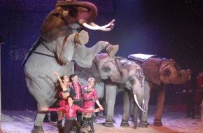 Aktionsbündnis "Tiere gehören zum Circus": Aktionsbündnis sieht den traditionellen Circus mit Wildtieren weiter im Aufwind! (mit Bild)