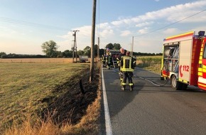 Freiwillige Feuerwehr Kranenburg: FW Kranenburg: Flächenbrand