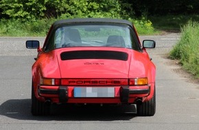 Polizei Essen: POL-E: Essen: Roter Porsche 911 Oldtimer gestohlen - Fotofahndung