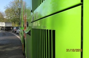 Polizei Dortmund: POL-DO: Rasiermesserscharfer Bus aus dem Verkehr gezogen