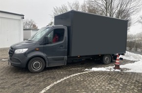 Polizeipräsidium Osthessen: POL-OH: Zwangsdiät für Kleintransporter - Gesamtgewicht deutlich überschritten