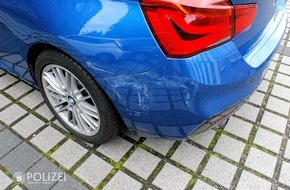 Polizeipräsidium Westpfalz: POL-PPWP: Beim Rangieren BMW gerammt