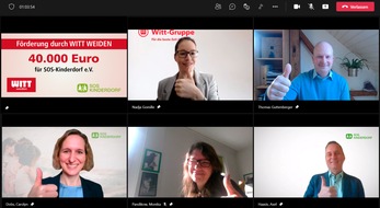 Witt-Gruppe: Witt-Gruppe unterstützt SOS-Kinderdorf mit 40.000 Euro