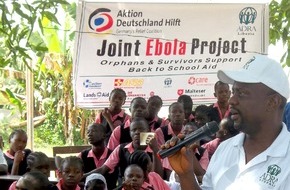 Aktion Deutschland Hilft e.V.: Ebola: "Es ist noch zu früh, um Entwarnung zu geben" / Bündnismitglieder von Aktion Deutschland Hilft setzen Gemeinschaftsprojekt in Liberia um