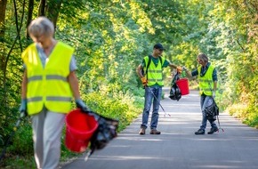 IG saubere Umwelt IGSU: Medienmitteilung: «Mitarbeitende von Janssen Schweiz befreien Zug, Luzern, Zürich und Neuchâtel von Abfall»