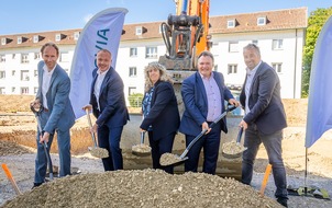 BUWOG Bauträger GmbH: Spatenstich mit OB Stefan Bosse: Neubau von 60 Wohnungen in Kaufbeuren