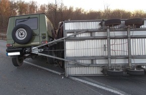 Polizeidirektion Landau: POL-PDLD: Verkehrsunfall mit Vollsperrung A65