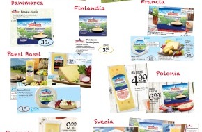 LIDL Schweiz: Lidl Schweiz ha potuto incrementare significativamente l'esportazione di formaggio rispetto all'anno precedente