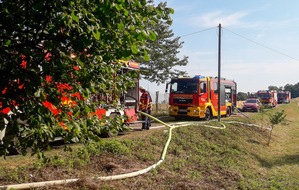 Feuerwehr Bochum: FW-BO: Waldbrand in Bochum-Dahlhausen