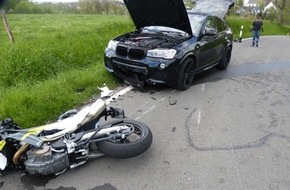 Kreispolizeibehörde Oberbergischer Kreis: POL-GM: 140521-345: Motorradfahrer bei Verkehrsunfall schwer verletzt