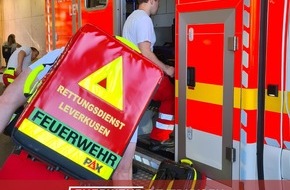 Feuerwehr Leverkusen: FW-LEV: PKW Brand nach Verkehrsunfall