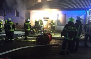 Polizeidirektion Pirmasens: POL-PDPS: Wohnhausbrand in Thaleischweiler-Fröschen - 79 Frau erleidet Rauchgasvergiftung