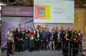 RKW Kompetenzzentrum: PM: Das sind die Preisträgerinnen und Preisträger im Wettbewerb „Auf IT gebaut – Bauberufe mit Zukunft“ 2025!