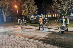 Feuerwehr Schermbeck: FW-Schermbeck: Ölspur auf der Weseler Straße