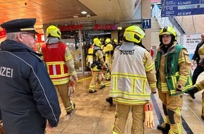 Bundespolizeiinspektion Hannover: BPOL-H: Brand im Hauptbahnhof Hannover