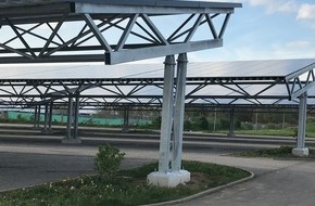 Roof+: ROOF+ Modular Solar Systems auf der Intersolar in München / Innovatives WEIT-gespanntes Überdachungssystem mit PV-Technologie