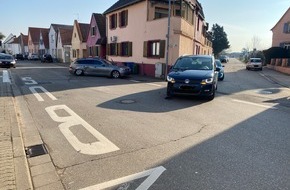 Polizeidirektion Neustadt/Weinstraße: POL-PDNW: Vorfahrtsmissachtung führt zu Verkehrsunfall