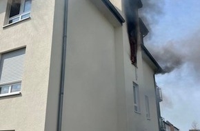 Polizeiinspektion Cuxhaven: POL-CUX: Wohnungsbrand in der Wagnerstra&szlig;e in Cuxhaven (Foto im Anhang)