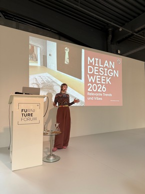 Pressemitteilung: Trendreport 2026 &ndash; Das FURNITURE FUTURE FORUM als Trend-Tankstelle der Interior-Branche