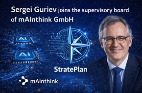 mainthink GmbH: Economic excellence for decision intelligence: Sergei Guriev joins the supervisory board of mAInthink GmbH
