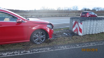 Polizeiinspektion Delmenhorst / Oldenburg - Land / Wesermarsch: POL-DEL: Autobahnpolizei Ahlhorn: Verkehrsunfall auf der Autobahn 29 im Bereich der Tank- und Rastanlage Huntetal