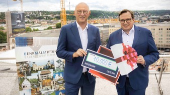 Landesbank Baden-Württemberg (LBBW): LBBW spendet 10.000 Euro an Denkmalstiftung Baden-Württemberg